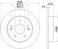 Тормозной диск HELLA PAGID 54720 (фото 1)