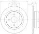 Тормозной диск HELLA PAGID 54725 (фото 1)