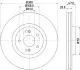 Тормозной диск HELLA PAGID 54740 (фото 1)