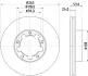 Тормозной диск HELLA PAGID 54746 (фото 1)