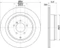 Тормозной диск HELLA PAGID 54755 (фото 1)