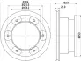 Тормозной диск HELLA PAGID 54777 (фото 1)