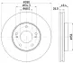 Тормозной диск HELLA PAGID 54790 (фото 1)