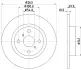 Тормозной диск HELLA PAGID 54793 (фото 1)