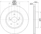 Тормозной диск HELLA PAGID 54804 (фото 1)