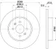 Тормозной диск HELLA PAGID 54812 (фото 1)