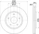 Тормозной диск HELLA PAGID 54815 (фото 1)