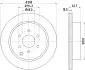 Тормозной диск HELLA PAGID 54816 (фото 1)