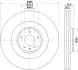Тормозной диск HELLA PAGID 54842 (фото 1)