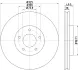 Тормозной диск HELLA PAGID 54849 (фото 1)