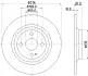 Тормозной диск HELLA PAGID 54883 (фото 1)