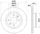 Тормозной диск HELLA PAGID 54965 (фото 1)