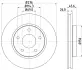 Тормозной диск HELLA PAGID 54974 (фото 1)