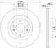 Тормозной диск HELLA PAGID 55034 (фото 1)