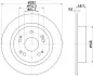 Тормозной диск HELLA PAGID 55043 (фото 1)