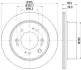 Тормозной диск HELLA PAGID 55050 (фото 1)