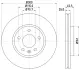Тормозной диск HELLA PAGID 55056 (фото 1)
