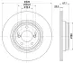 Тормозной диск HELLA PAGID 55113 (фото 1)