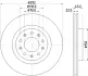 Тормозной диск HELLA PAGID 55211 (фото 1)
