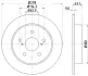 Тормозной диск HELLA PAGID 55223 (фото 1)
