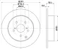 Тормозной диск HELLA PAGID 55225 (фото 1)