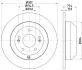 Тормозной диск HELLA PAGID 55234 (фото 1)