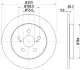 Тормозной диск HELLA PAGID 55240 (фото 1)