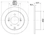 Тормозной диск HELLA PAGID 55260 (фото 1)