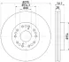 Тормозной диск HELLA PAGID 55265 (фото 1)