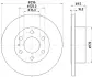 Тормозной диск HELLA PAGID 55291 (фото 1)