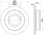 Тормозной диск HELLA PAGID 55310 (фото 1)