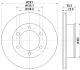 Тормозной диск HELLA PAGID 55351 (фото 1)