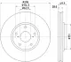 Тормозной диск HELLA PAGID 55352 (фото 1)