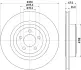 Тормозной диск HELLA PAGID 55355 (фото 1)