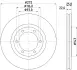 Тормозной диск HELLA PAGID 55358 (фото 1)