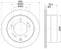 Тормозной диск HELLA PAGID 55494 (фото 1)
