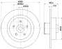 Тормозной диск HELLA PAGID 55529 (фото 1)