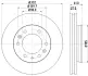 Тормозной диск HELLA PAGID 55534 (фото 1)