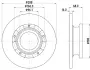 Тормозной диск HELLA PAGID 55607 (фото 1)