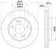 Тормозной диск HELLA PAGID 55708 (фото 1)