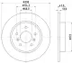 Тормозной диск HELLA PAGID 55740 (фото 1)