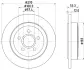 Тормозной диск HELLA PAGID 55779 (фото 1)