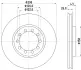 Тормозной диск HELLA PAGID 59175 (фото 1)