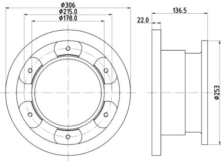 Тормозной диск HELLA PAGID 59273