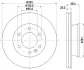 Тормозной диск HELLA PAGID 59432 (фото 1)