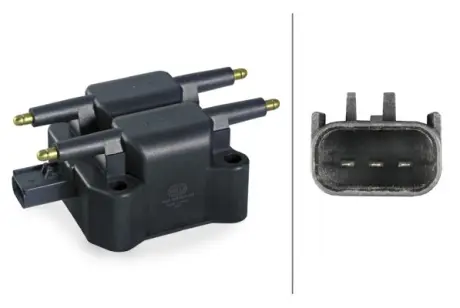 HELLA CHRYSLER котушка запалювання Cirrus,Neon,PT Cruiser,Sebring,Stratus,Voyager,Dodge,Mini,Mitsubishi HELLA PAGID 5DA358057151
