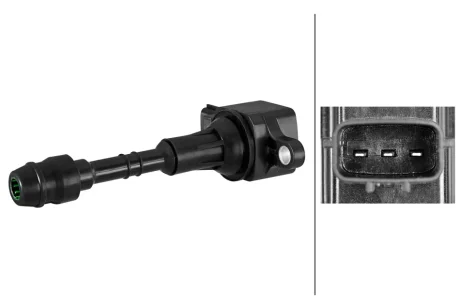HELLA NISSAN Котушка запалювання TITAN 5.6 03-, ARMADA 5.6 03- HELLA PAGID 5DA358102611