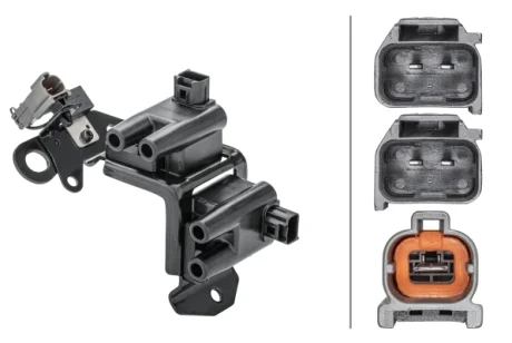 HELLA HYUNDAI Котушка запалювання Accent II 00-, Getz 03-, KIA Rio HELLA PAGID 5DA358168421