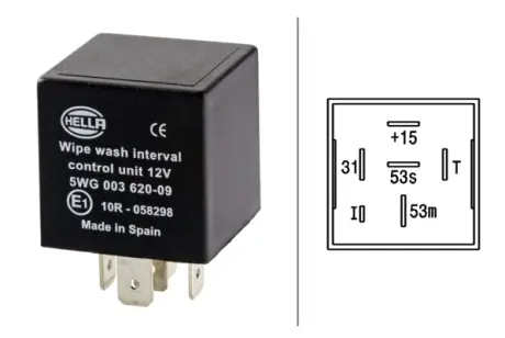 Реле, склоочищувачів HELLA PAGID 5WG003620097