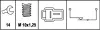 Brake light switch. Выключатель стоп сиганала HELLA PAGID 6DD008622421 (фото 3)